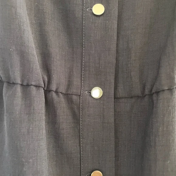 AYR The Daze Button-Down Midi Dress, Navy, XS - Picture 5 of 8